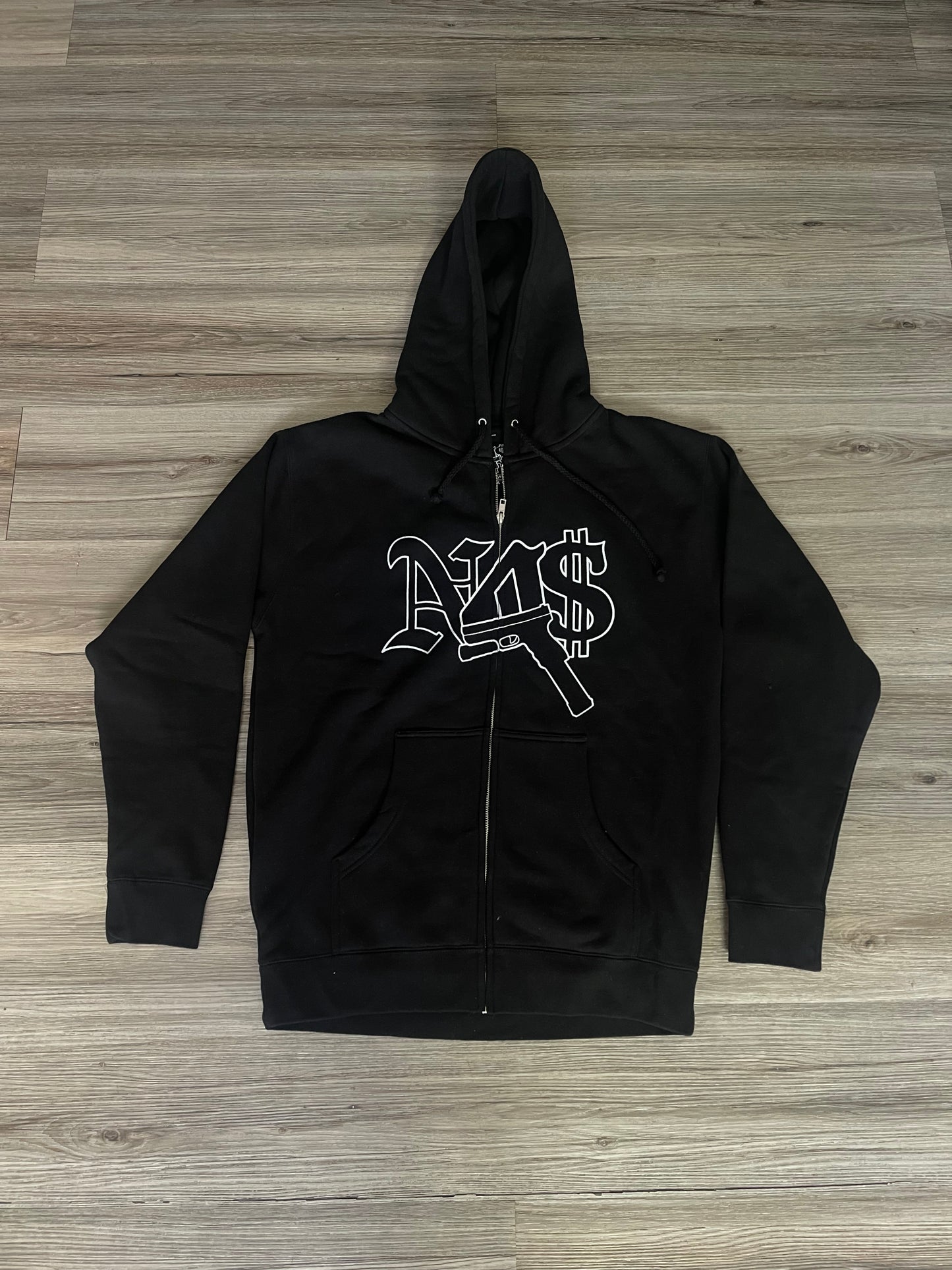 LA G’Lock Black Zip Up